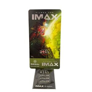 Project Hail Mary Regal IMAX Collectible Ticket & Amaze (x3) Enamel Pin Set